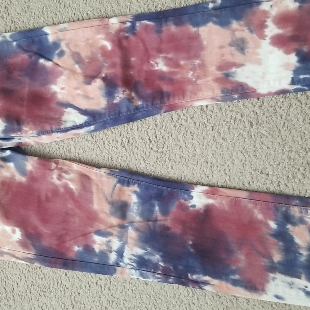 Paige Verdugo Ultra Skinny Tye Dye Jeans - Picture 4 of 13